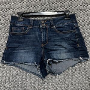 Mudd Flex Stretch Denim Blue Junior’s Shorts size 5